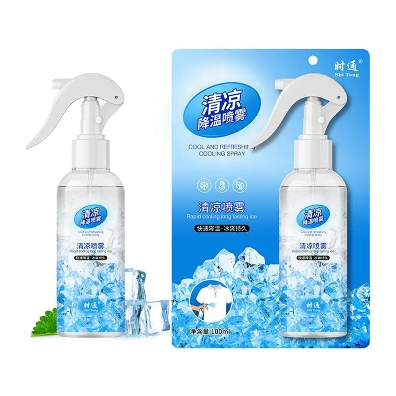 

Cooling Spray For Hot Weather 100ml Soothing And Protective Spray For Face And Body Summer Cooling Accessories To Keep Cool In