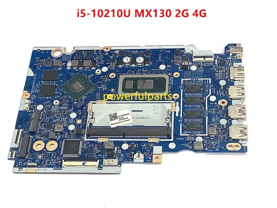 100% working for ideapad 3-15IML05 motherboard with I5-10210U cpu MX130_2G_4G 5B20S44238 GS452 NM-C781 tested ok budget pc motherboard