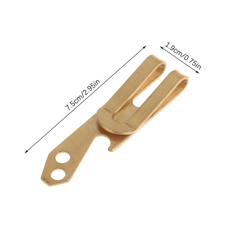 Multifunctional Stainless Steel Money Clip Mini Bottle Opener Metal Geometric Cash Holder ID Credit Card Folder For Men Women