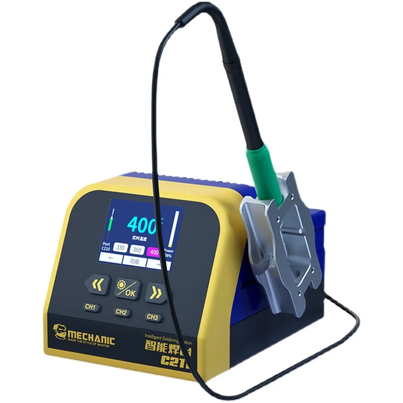 

Высокомощный Интеллектуальный сварочный аппарат MECHANIC C211 130 Вт для компьютеров, сварочные инструменты, Электрический паяльник