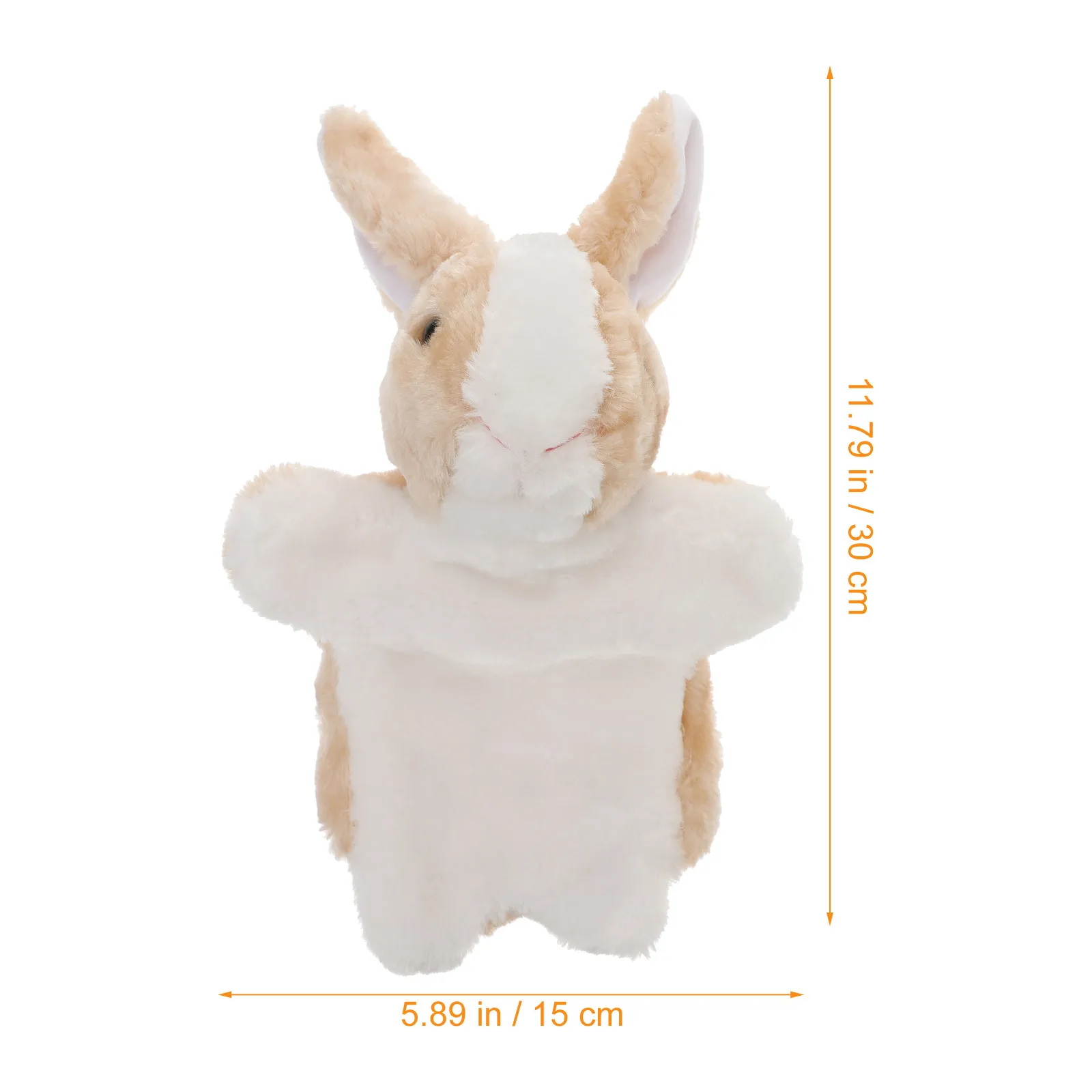 1Pcs 아이 토끼 손 인형 부드러운 동물 역할 놀이 이야기를 전하는 인형  조기 발달 창의력 상상력