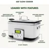 Slow Cooker 6QT, Dishwasher Safe Lid & Removable Crock, Elite 8 - in -1 Programmable Ceramic Nonstick Multi Electric Slow Cooker 4