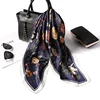 Luxury New Printed Scarves Women's Silk Scarf Spring and Summer Floral Decorations Small Neckties Hairbands Bags Wholesale 6