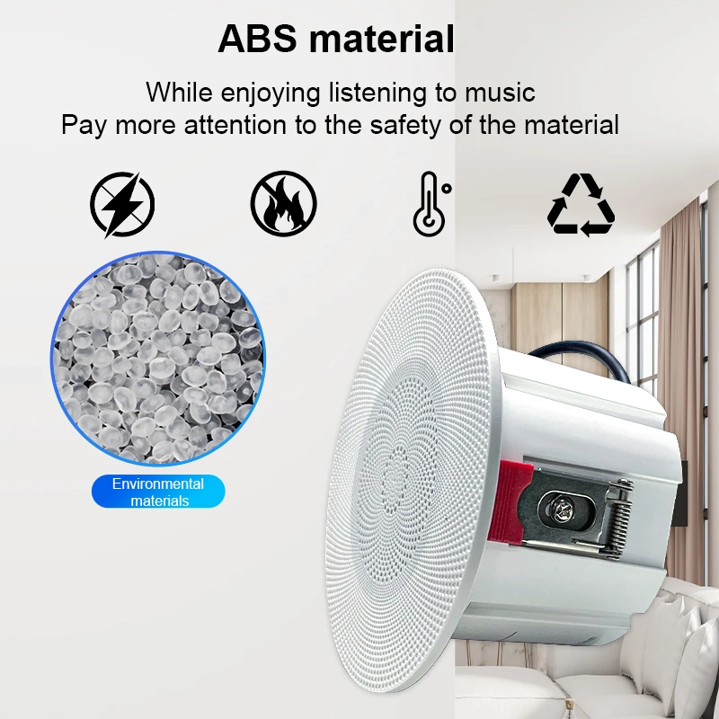 3 inch Passive ceiling speaker 4Ohm 10-20W 75mm Opening size home Theater music system
