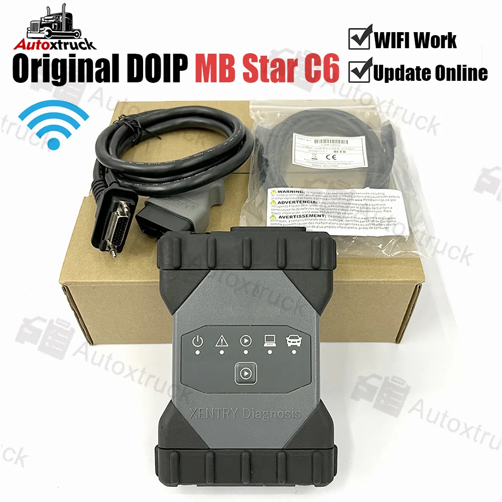 

Truck Diagnostic Tool Original SD Connect C6 DOIP WIFI Xentry das wis MB Star C6 V CI Support CAR BUS