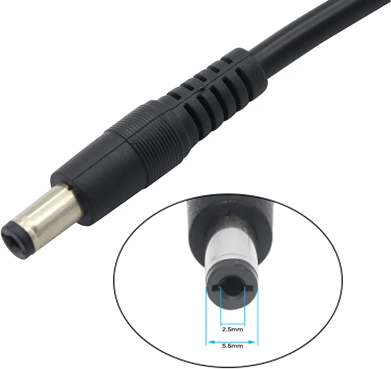 12V 10A DC Car Charger Auto Power Supply 18AWG Cable DC 5.5mm x 2.5mm to Car Cigarette Lighter Male Plug