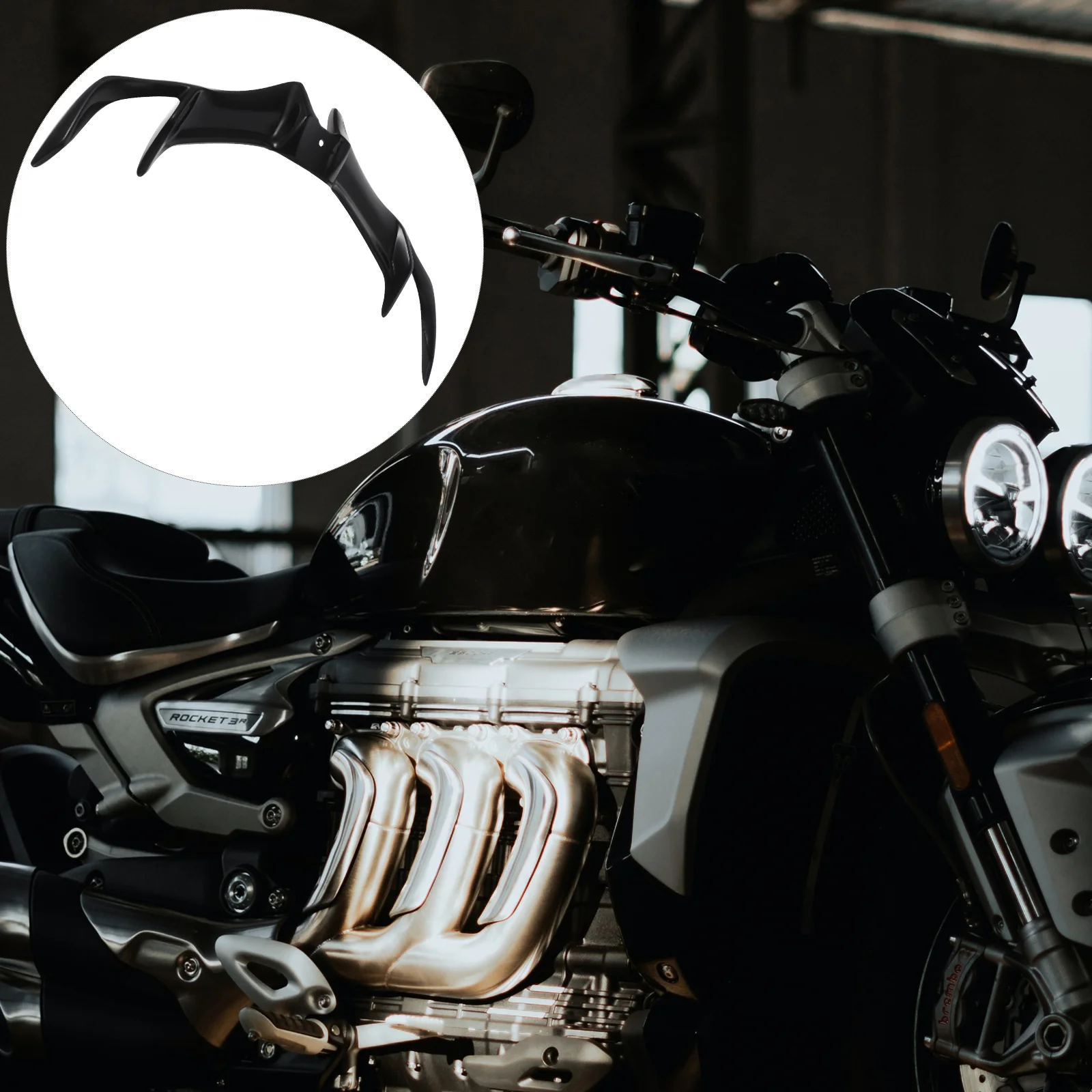 

Motorcycle Cover Motorbike Decor Front Winglet Fairing Wear-resistant Professional