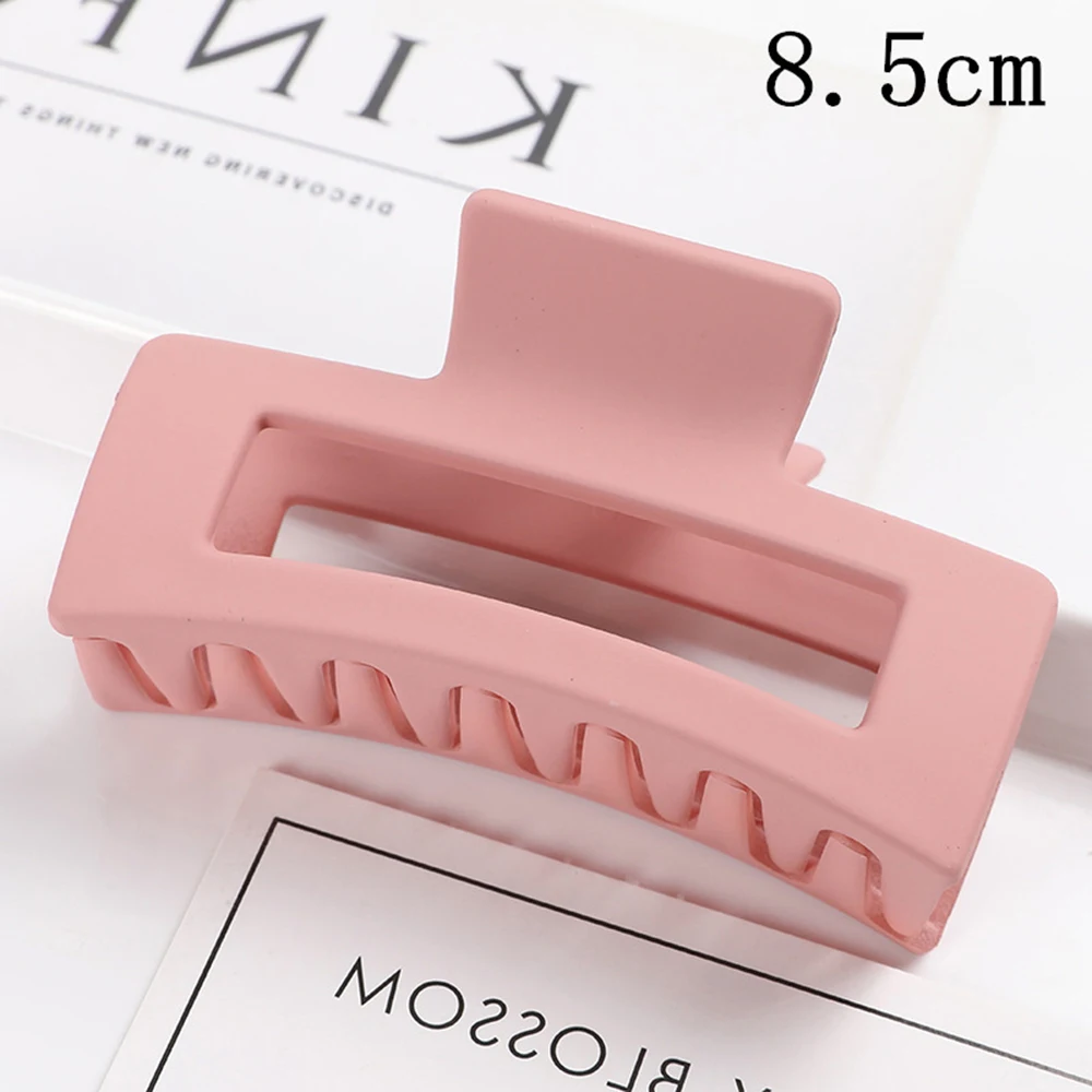 Koreanische Haarklammern aus Kunststoff für Frauen und Mädchen, große Haarspangen, Krabbenklammern, modische Haarschmuck-Accessoires – Detail 6