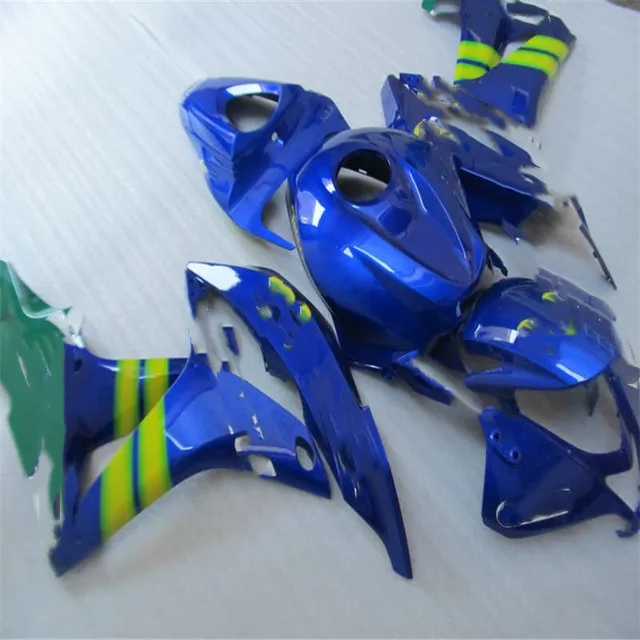 Enhance Your Honda CBR600RR F5 with the Dor-Cool Green Blue Fairings Set