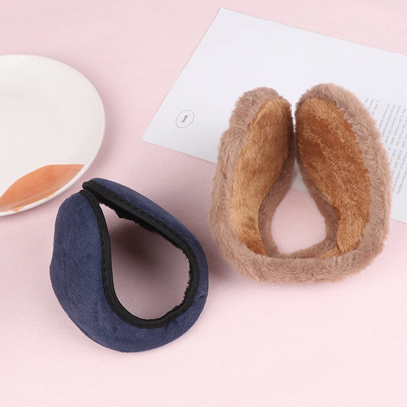 Windproof Earmuffs Men Women's Ear Warm Protector Thicken Plush Winter Warm Fleece Earmuff Outdoor Cycling Warmer Soft Ear Muffs warm earmuffs