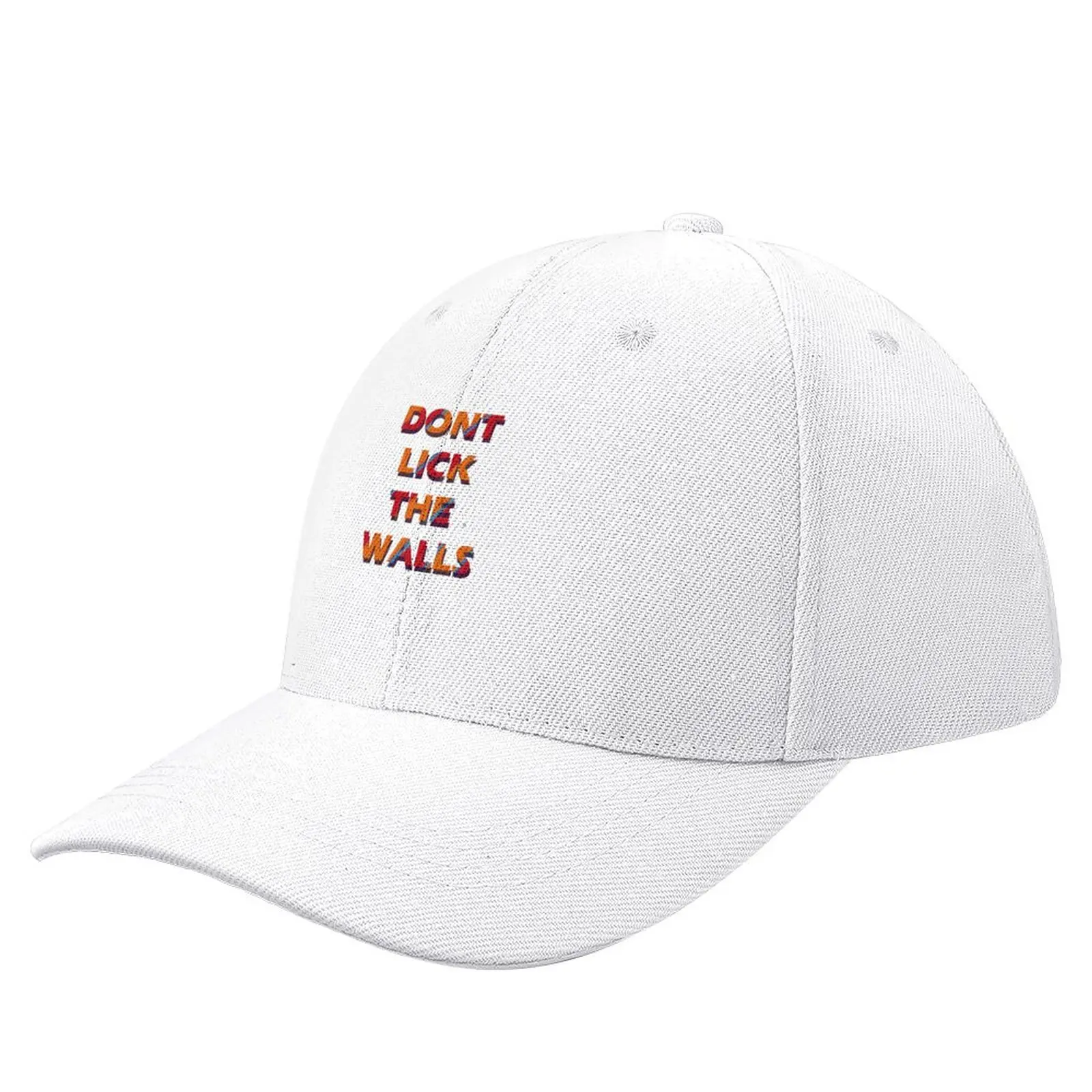 

Бейсболка с надписью «Don lick the walls»