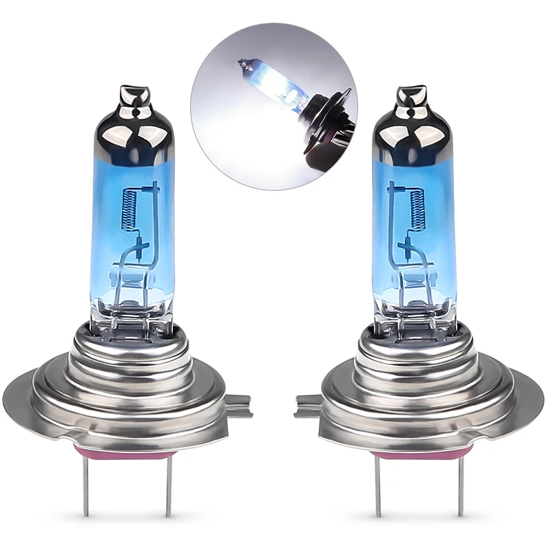 2PCS H7 12V 100W 6000K Xenon H7 Super White Halogen Car Light Source Bulbs  Headlights Auto Lamp Parking Cars - AliExpress