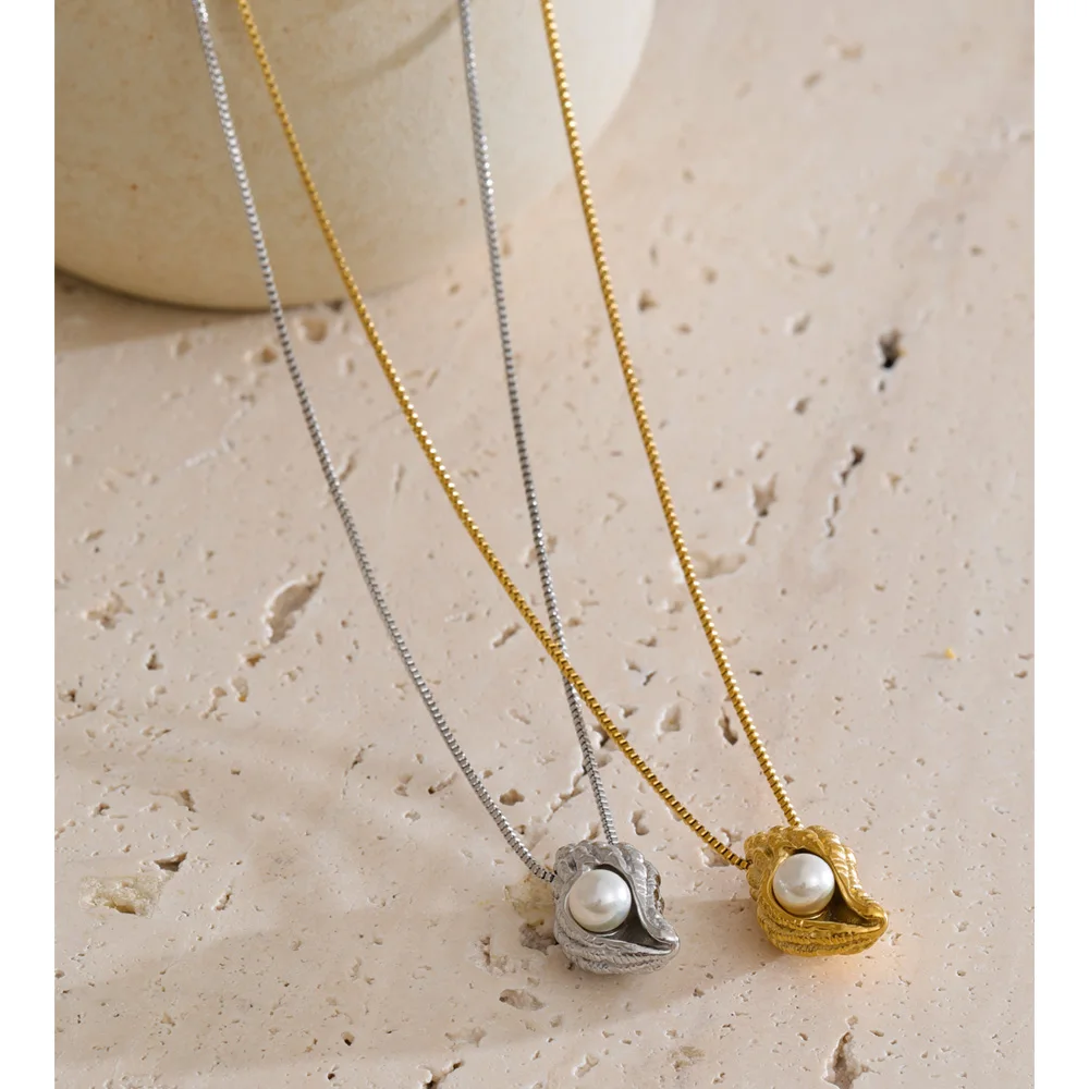 Yhpup Necklace Stainless Steel for Women