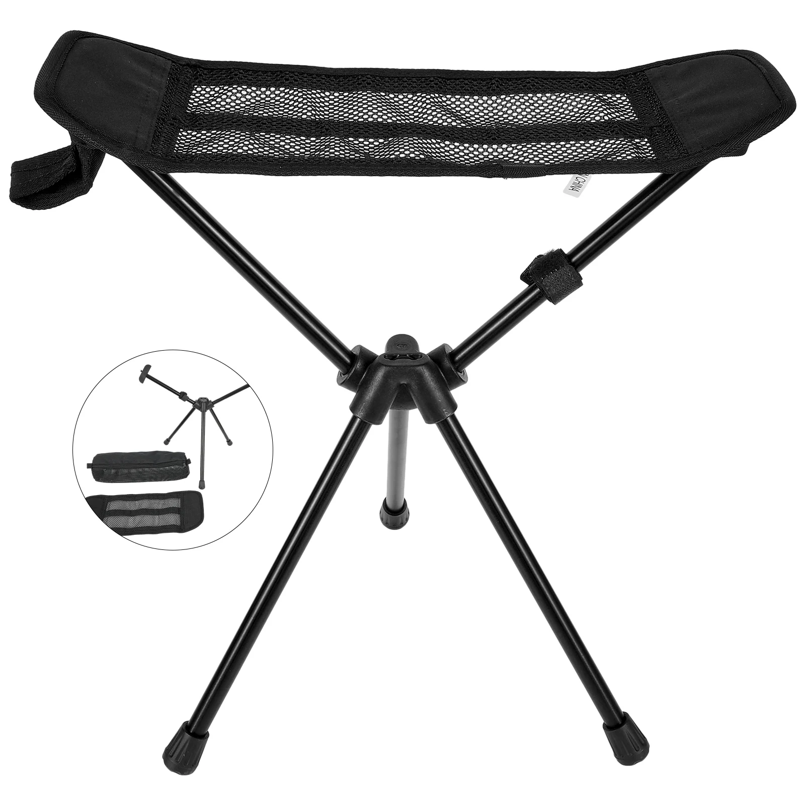 Description Picture 5 of itemFolding Camping Chair Foot Rest Chair Leg Rest Travel Fishing Foldable Chair Stool Outdoor Foldable Chair Beach Stool