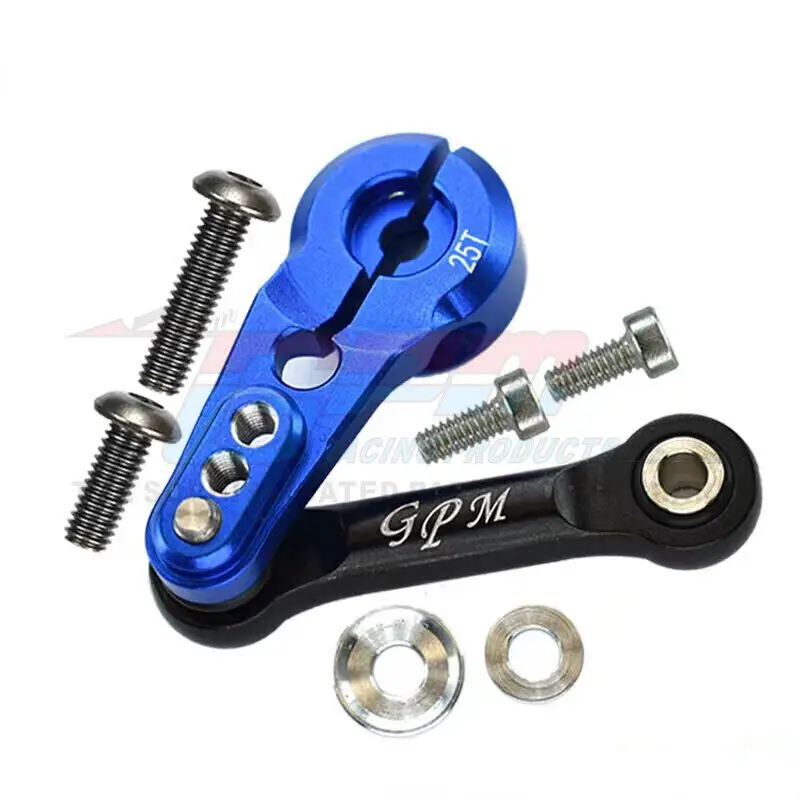 

1/8 Aluminum Alloy Servo Arm +Tie Rod Set for TRAXXAS 4WD SLEDGE MONSTER RC