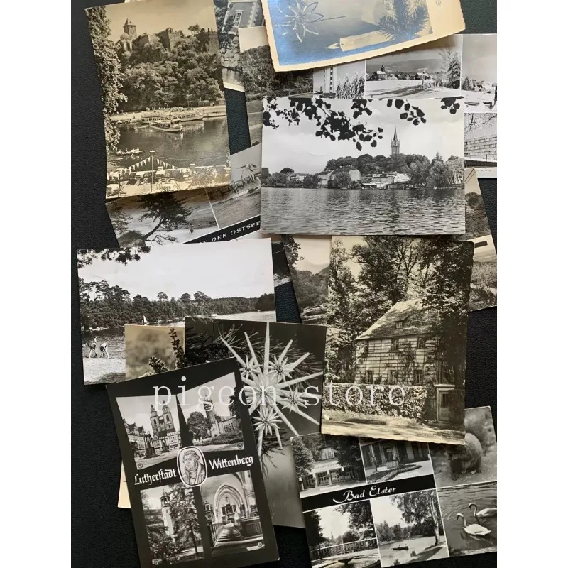 Cold War DDR East German Postcards German Letters Philately Postage Collection Random Send