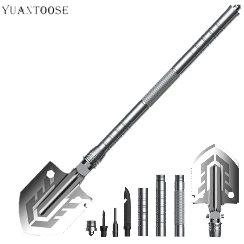

Тактическая многофункциональная лопата для кемпинга на открытом воздухе, складной нож-лопата, лопата на плечо, складная лопата для выживания