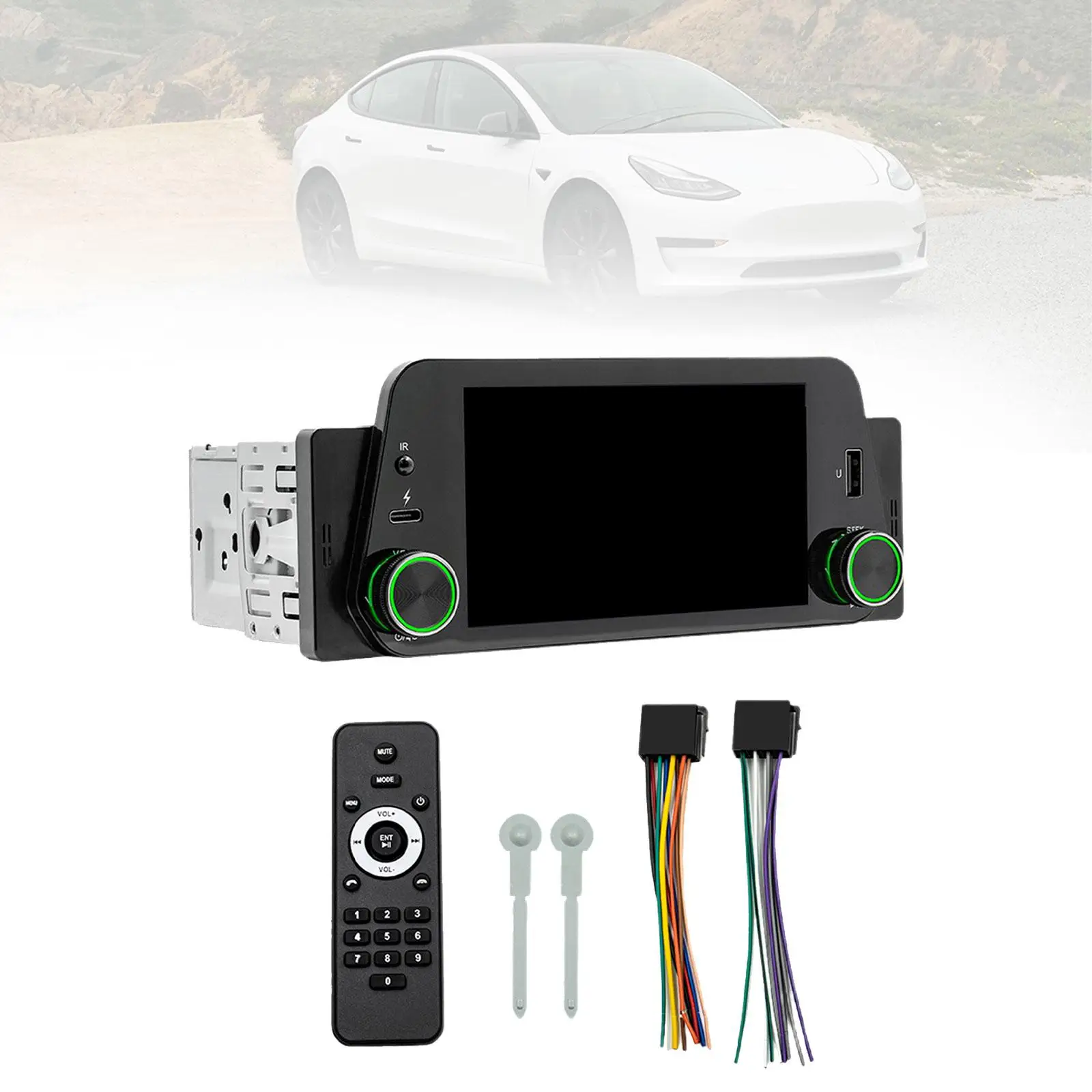

5" Car MP5 Player Support Microphone Input Video Playback Reversing Image Navigation Screen Rds Radio Auto Multimedia Player
