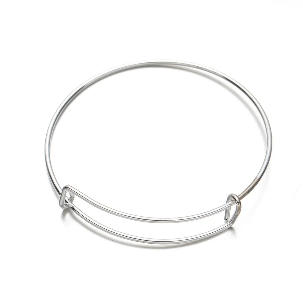 10/20Pcs  Expandable Bangle Adjustable Wire Blank Bracelets For DIY Women Pulseiras Jewelry Making Supplies Accessories 3