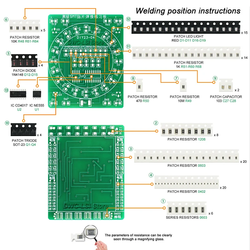 Lot 5 Plaques PCB Universelles 5x7cm - Double Face Pour Prototypage électronique
