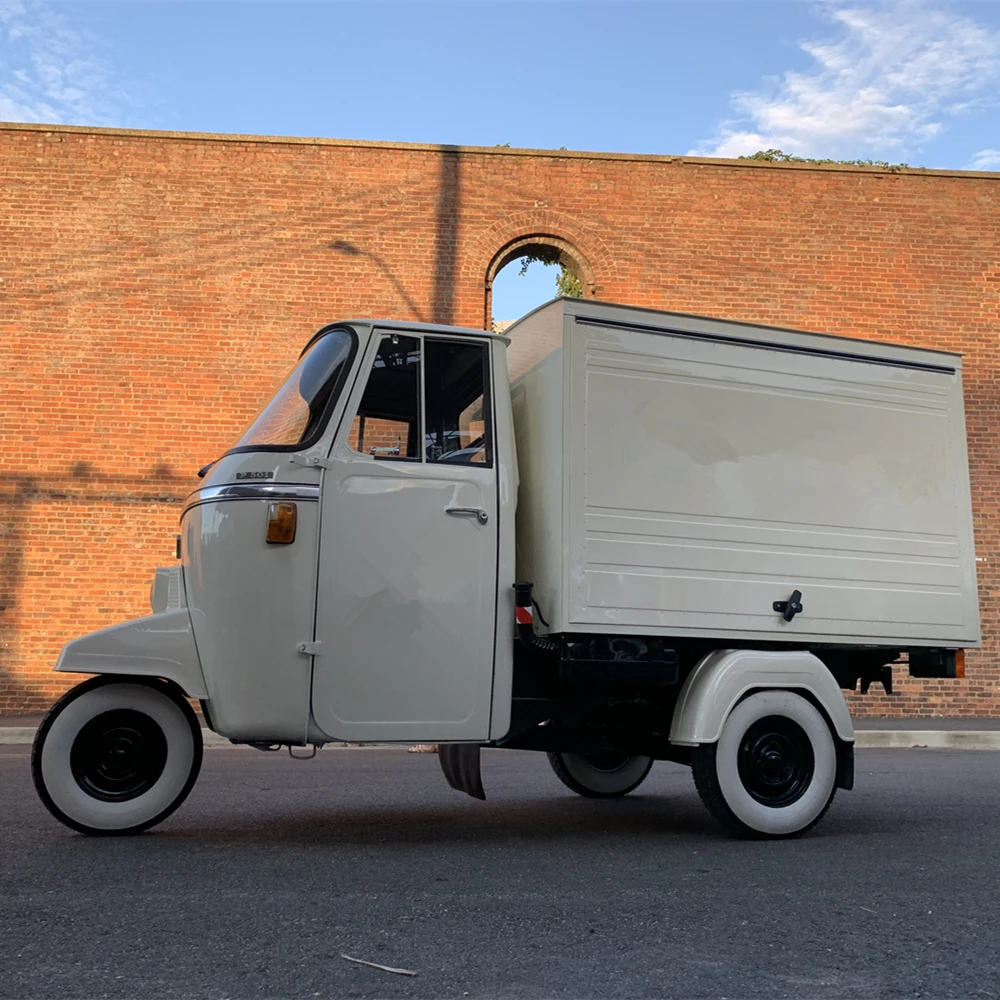 Vintage Piaggio Ape Truck Bar Mobile Batch Craft Cocktail Snack All'Aperto Cold Brew Coffee Carrello Per Bevande Analcoliche Food Truck