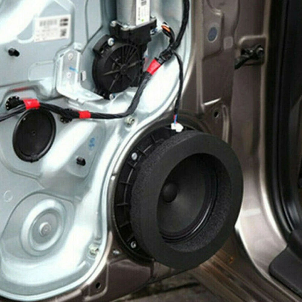 4Pc Universal 6.5" Car Door Speaker Sound Insulation Ring