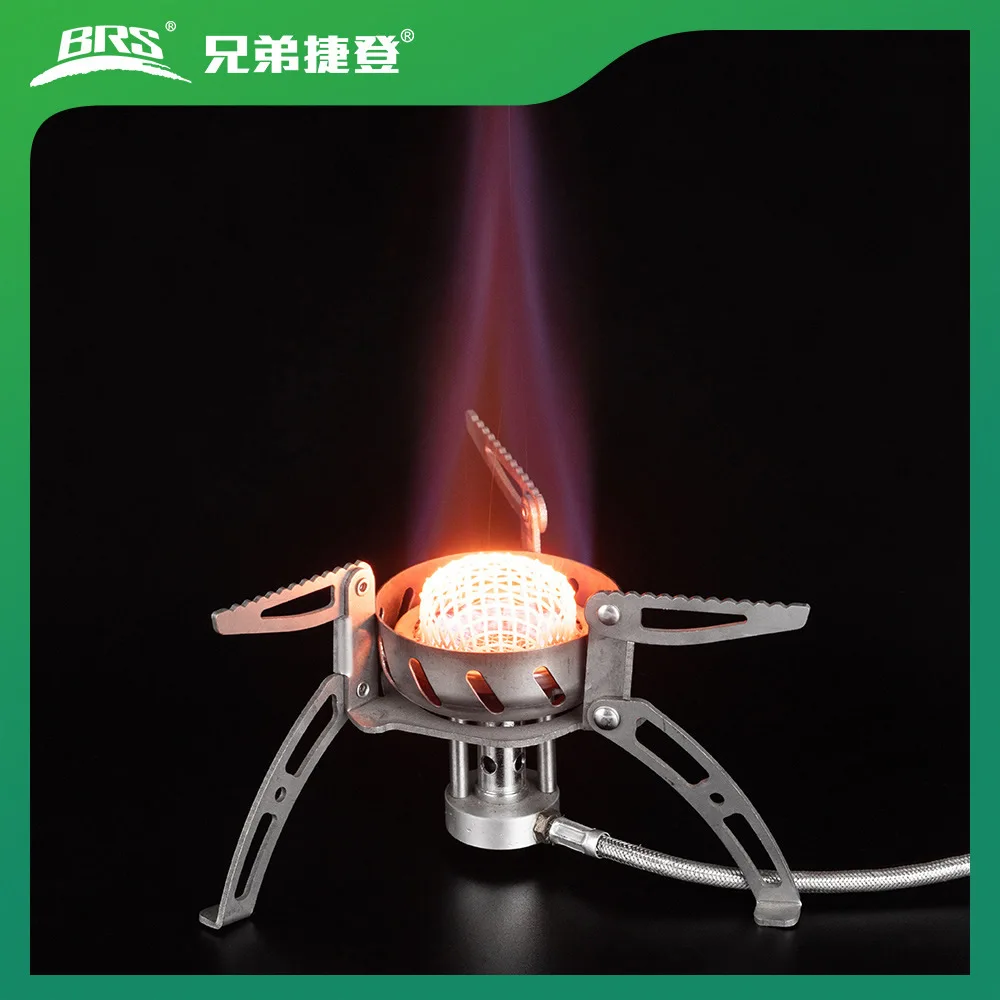 

BRS windproof Gas Outdoor Camping Stove for Outdoor Survival Hiking Camping Picnic Equipment Split Gas Stove 2900W