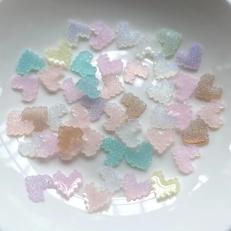 하트 모양 AB 레진 라인석 DIY 보석 장식, 플랫 백 웨딩 장식, 네일 모조 다이아몬드, 광석 얼굴, 100 개