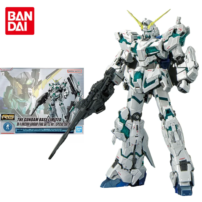 

Bandai Anime THE GUNDAM BASE LIMITED RX-0 UNICORN GUNDAM FINAL BATTLE VER. SPECIAL COATING Action Figures Toys Gifts for Kid