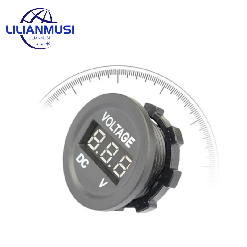 DC 12V-24V Digital Panel Voltmeter Voltage Meter Tester Led Display For Car Auto Motorcycle Boat ATV Truck Refit Accessories