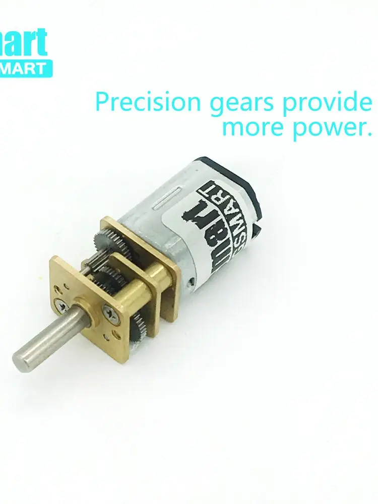 Bringsmart N20 Micro Speed Gear Motor DC 3v 6v 12v Gear Reducer Motor 15/30/50/60/100/200/300/500/600/1000/1500rpm