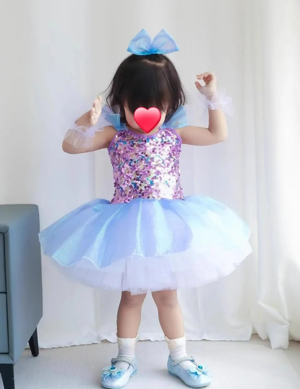 فستان رقص يوم الأطفال فتاة الباليه هدية عيد ميلاد الترتر الباليه الاطفال ملابس فساتين الأميرة الصيفية الفتيات الزي