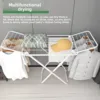Universal X-leg Floor-standing Clothes Drying Rack Balcony With Folding Clothes Drying Rack Indoor And Outdoor Drying Rack 2