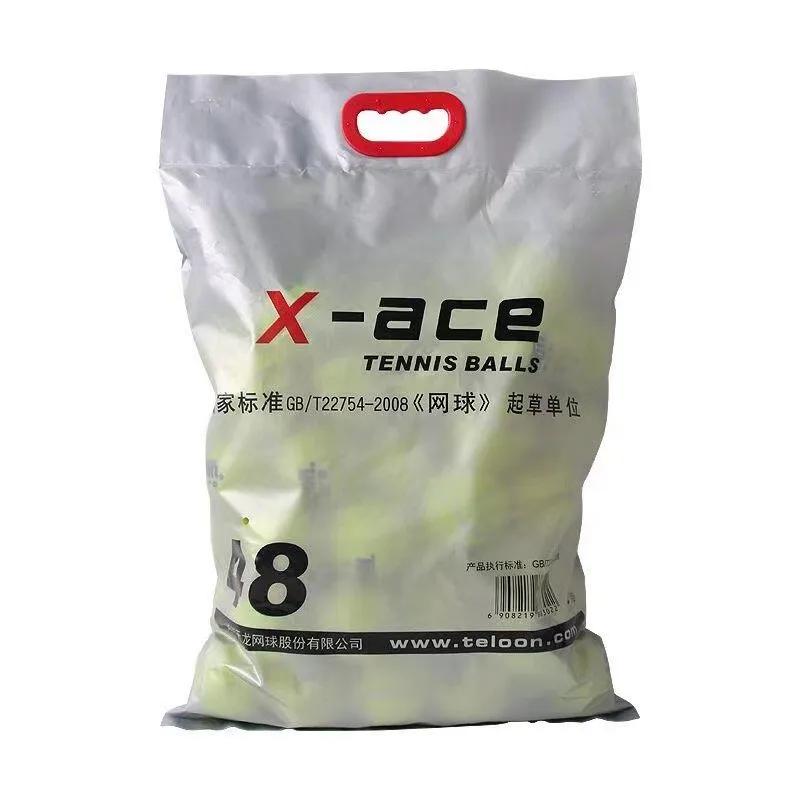 48Pcs Tennis Balls for Advanced Professional Players Pressureless Training Practice Match Tennis Balls Pet Dog Playing