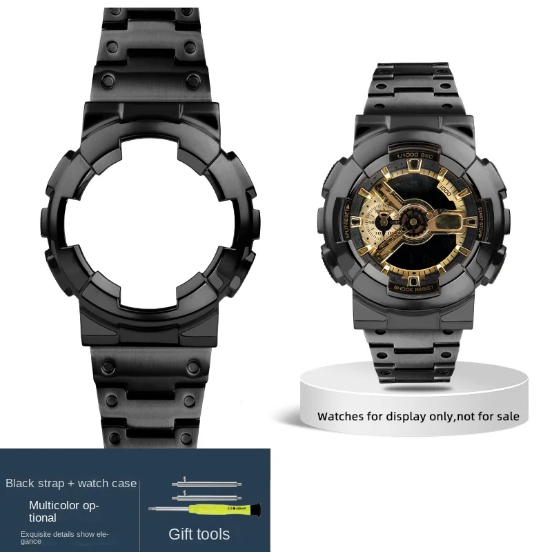 G-SHOCK GA-100 GA-120 セット カスタム GA100/GA110/GA120 Mod Kit Stainless steel watch case watch band