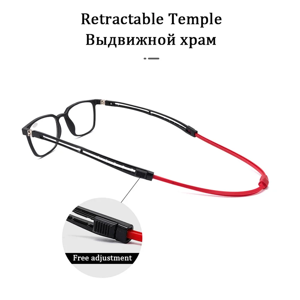 NONOR – lunettes de lecture pour femmes et hommes, loupe de cou magnétique suspendue réglable, lunettes TR pour presbytie, lunettes de lecture pour hommes