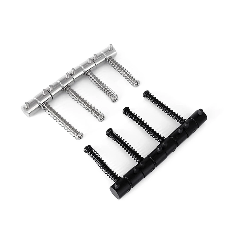 

4 Strings Bass Electric Guitar Bridge Saddle String Saddle Plate Block Musical Instrument Accessories Replacement Sets