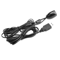 Universal Infrared Remote Control Extender and Emitter (Black)