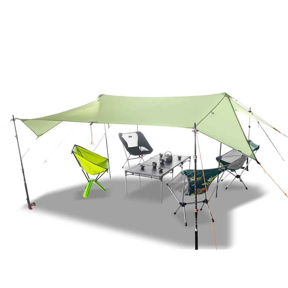Camping Tent Outdoor Sunshade Canopy Hiking Portable Ultralight Shelter Roof Top Breathable Awning Backpack Travel Supplies