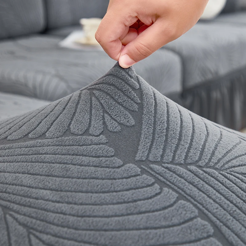 Thicken Sofa Seat Cushion Cover Jacquard Chair Cover Sofa Slipcover Stretch Adjustable Sofa Cover Pets Kids Furniture Protector 5