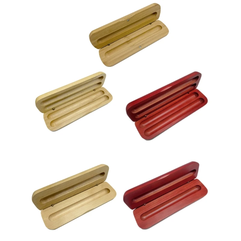 

Wood Pen Display Box Single/Double Pen Presentation Case Box Storage Box with Lid Pen Collection Case