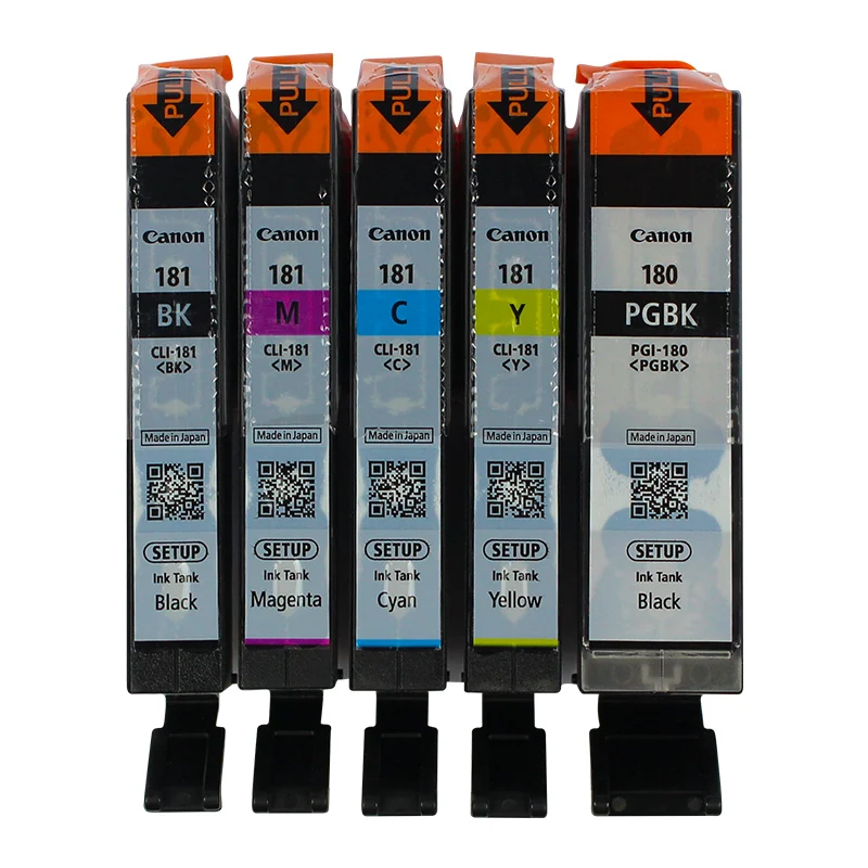 CEYE Original CANON TS6110 TS6210 TS701 Genuine Ink Cartridge PGI-180 CLI-181 5PCS