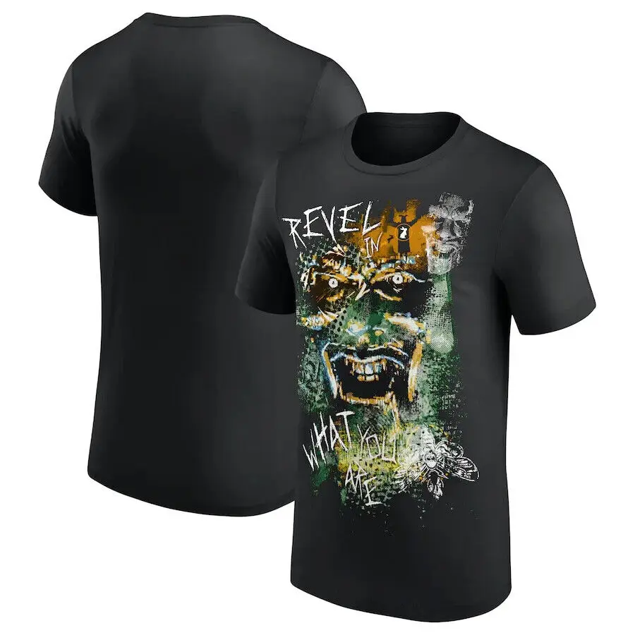 Фото Черная Мужская Футболка Bray Wyatt Revel In What You Are T-ShirtWrestling NWT 2XL №1