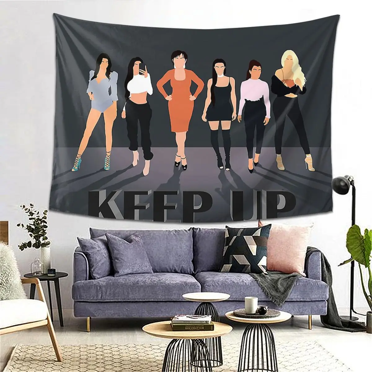 

Keep Up Tapestry Decoration Art Aesthetic Tapestries for Living Room Bedroom Decor Home Hippie Wall Cloth Wall Hanging