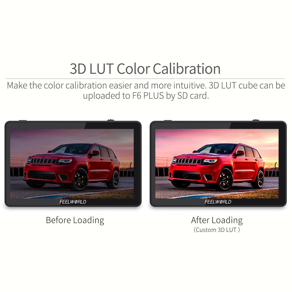 F6 PLUS V2 6 Inch 4K HDMI Camera Field Monitor 3D LUT Touch Screen IPS Full HD 1920X1080 Waveform for DSLR Camera