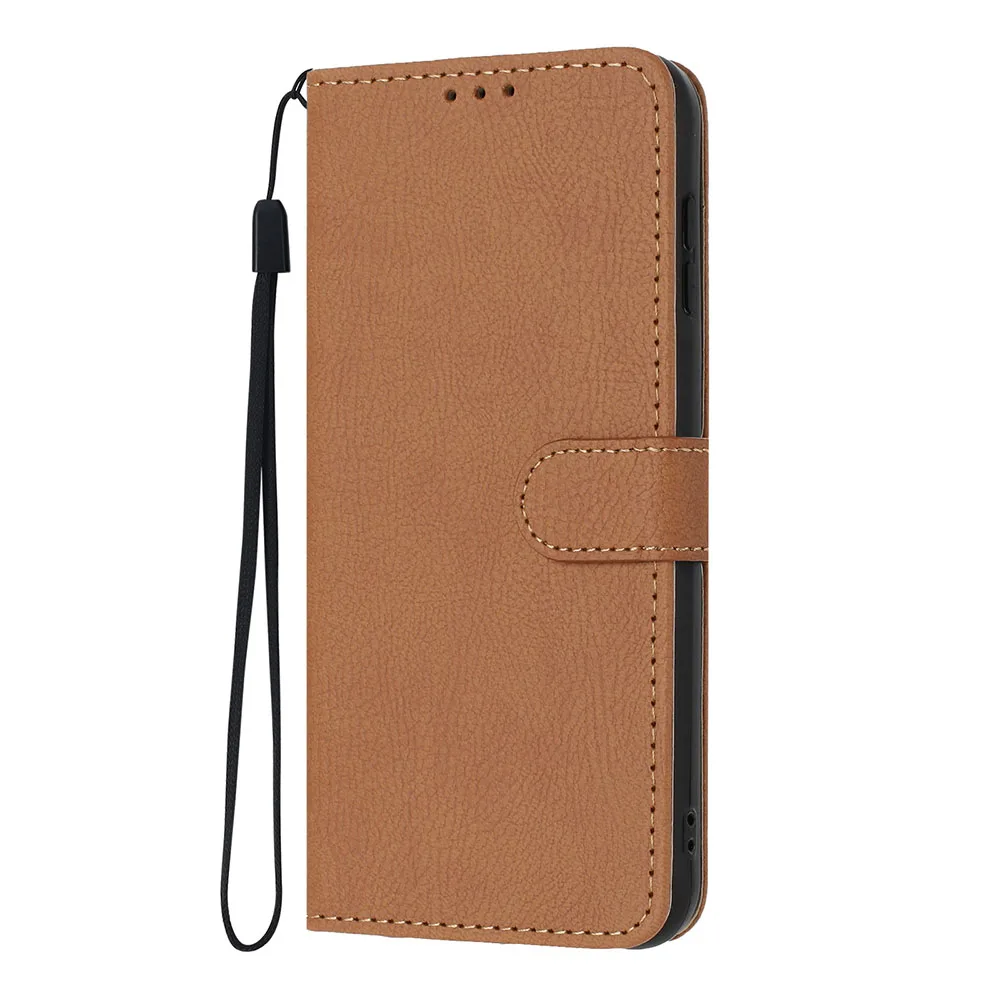 Leather Business Wallet Case with Card Slots and Flip Cover
