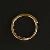 GOLDtutu Real 9K Gold Hoop Earrings for Women, Circle Jewelry, Minimalism, New Moissanite, 2024, kj326 3