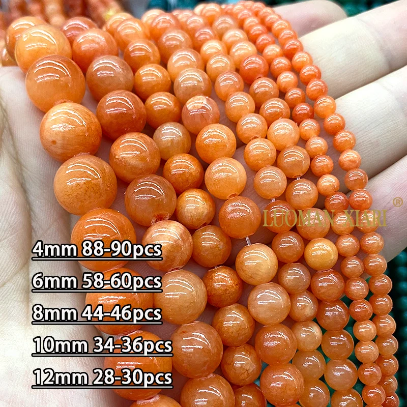 【40%OFF】オレンジガーネット／ビーズ径8mm／内径16.5cm オレンジガーネット ヘソナイト 2ミリ カット ビーズ 連 sb1618