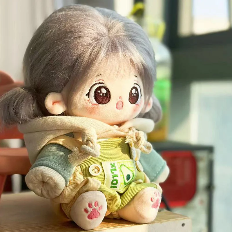 20cm Cute Potato Chip Clothes Idol Doll Kawaii Stuffed Cotton Dolls for Kids Girls Boys Kids Fans Collection Toys Gifts