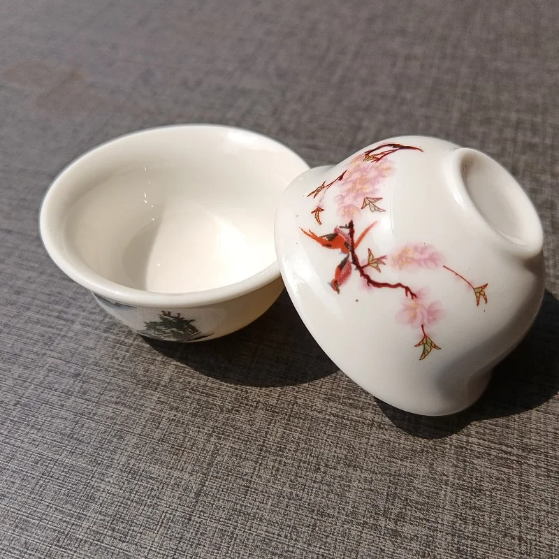 Tea set Chinese traditional gai wan tea cup kungfu travel bowl porcelain